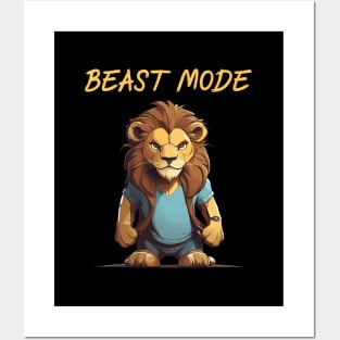 Beast mode for gym Posters and Art